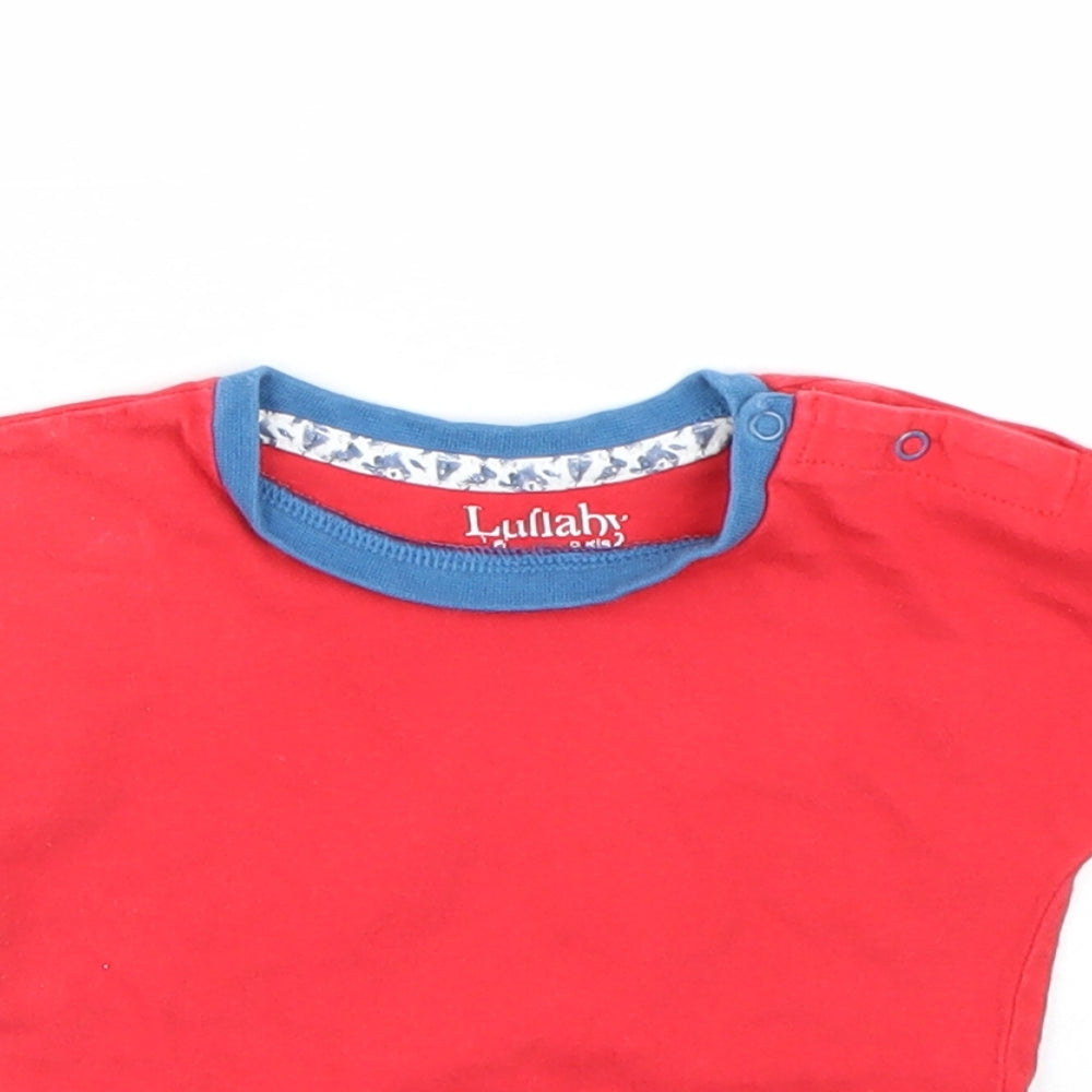 Lulaby Baby Red   Basic T-Shirt Size 6-9 Months