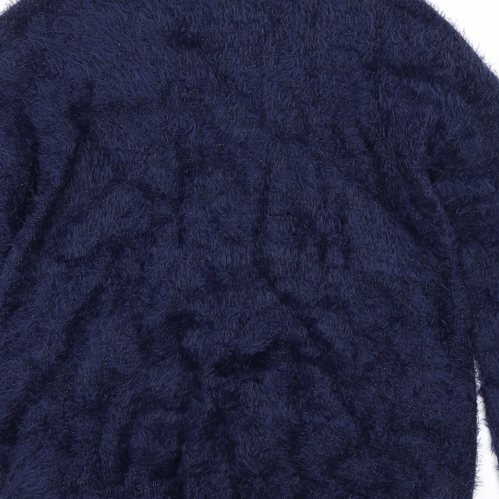 Dorothy Perkins Womens Blue   Pullover Jumper Size S