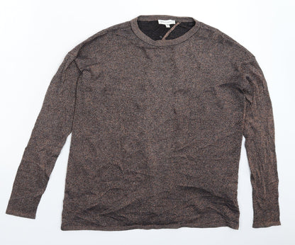Warehouse Womens Silver  Knit Pullover Jumper Size 8