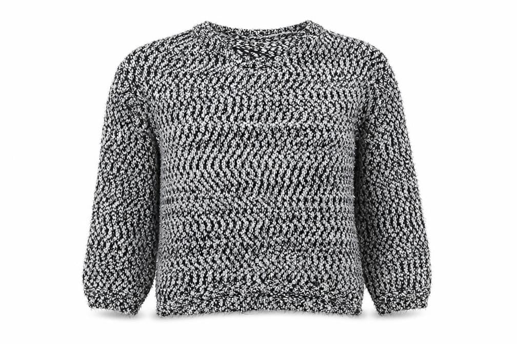 Yet Again Womens Multicoloured  Knit Pullover Jumper Size S