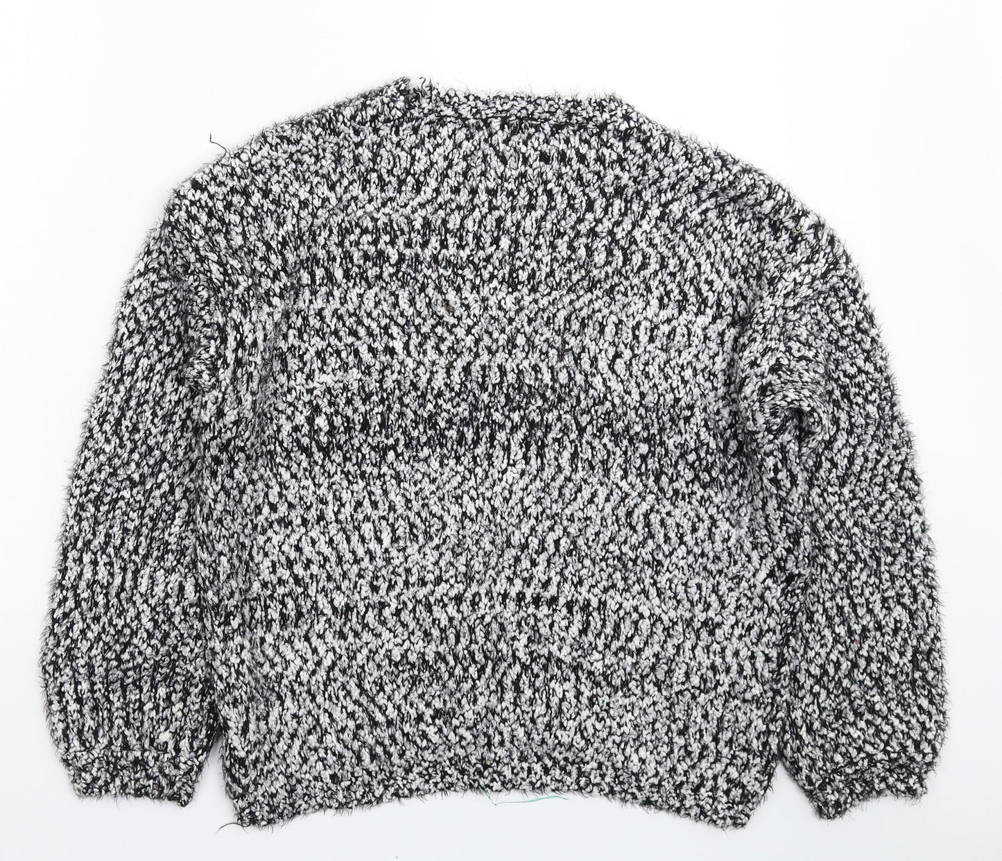 Yet Again Womens Multicoloured  Knit Pullover Jumper Size S