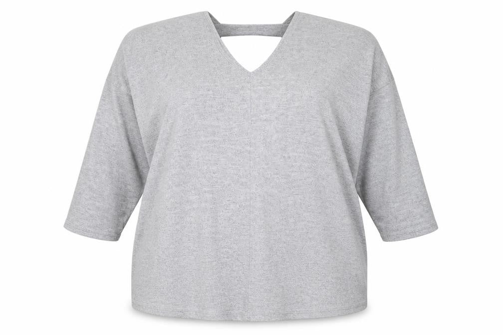 New Look Womens Grey  Knit Pullover Jumper Size 20  - Oversized
