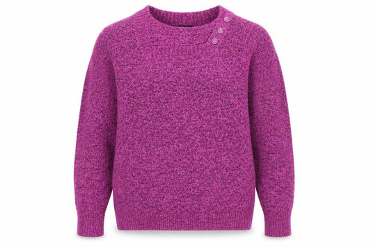 Bonmarché Womens Pink Knit Pullover Jumper Size M