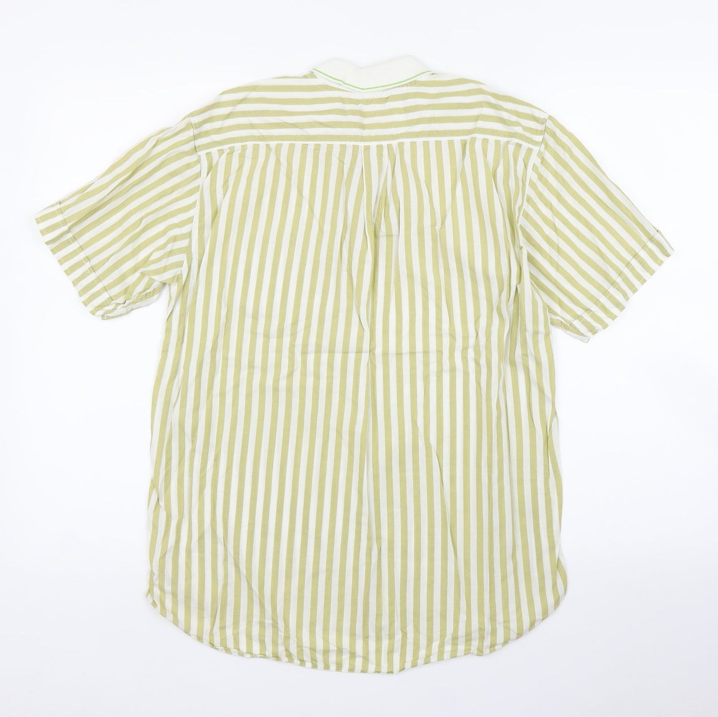 Stefanel Girls Green Striped  Tunic T-Shirt Size L