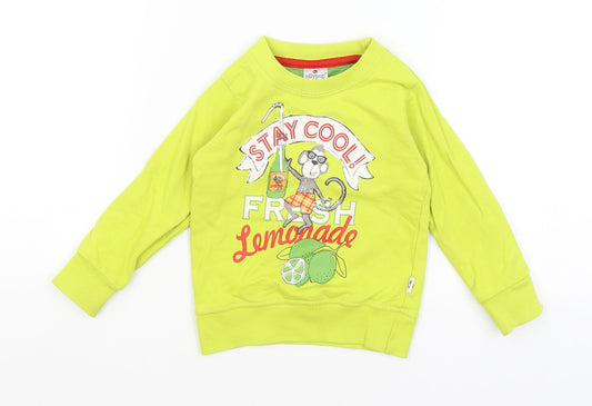 Ollypop Baby Yellow   Pullover Jumper Size 12-18 Months