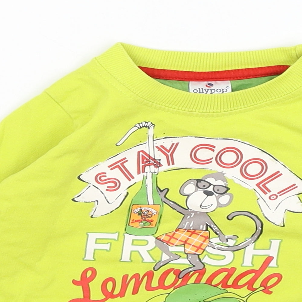 Ollypop Baby Yellow   Pullover Jumper Size 12-18 Months