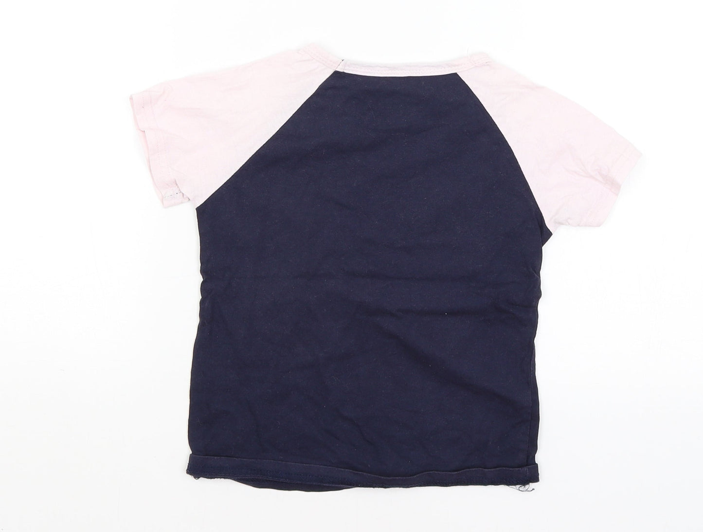 Popshion Girls Blue   Basic T-Shirt Size 5 Years