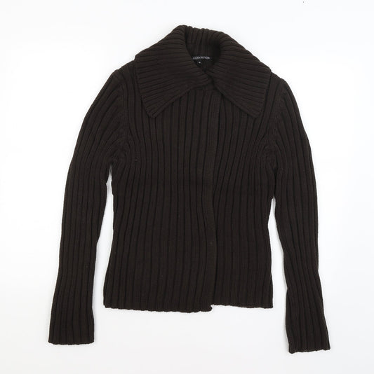 M&S Womens Brown   Cardigan Jumper Size M