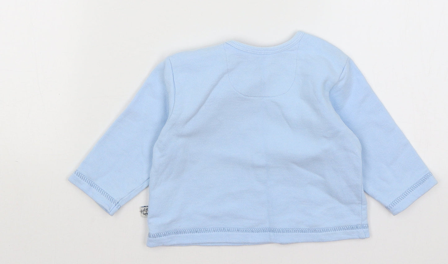 M&S Baby Blue   Basic T-Shirt Size 3-6 Months  - Puppy