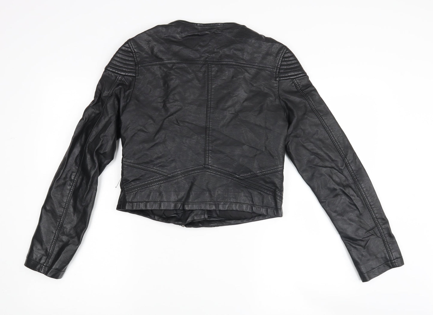 Atmosphere Womens Black   Biker Coatigan Size 6