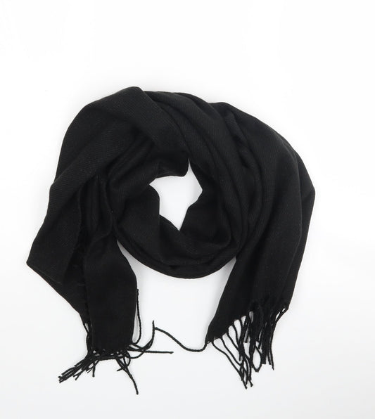 Preworn Womens Black    Scarf