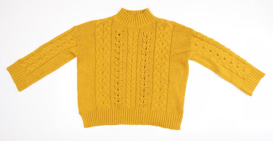 Matalan Womens Yellow   Pullover Jumper Size L