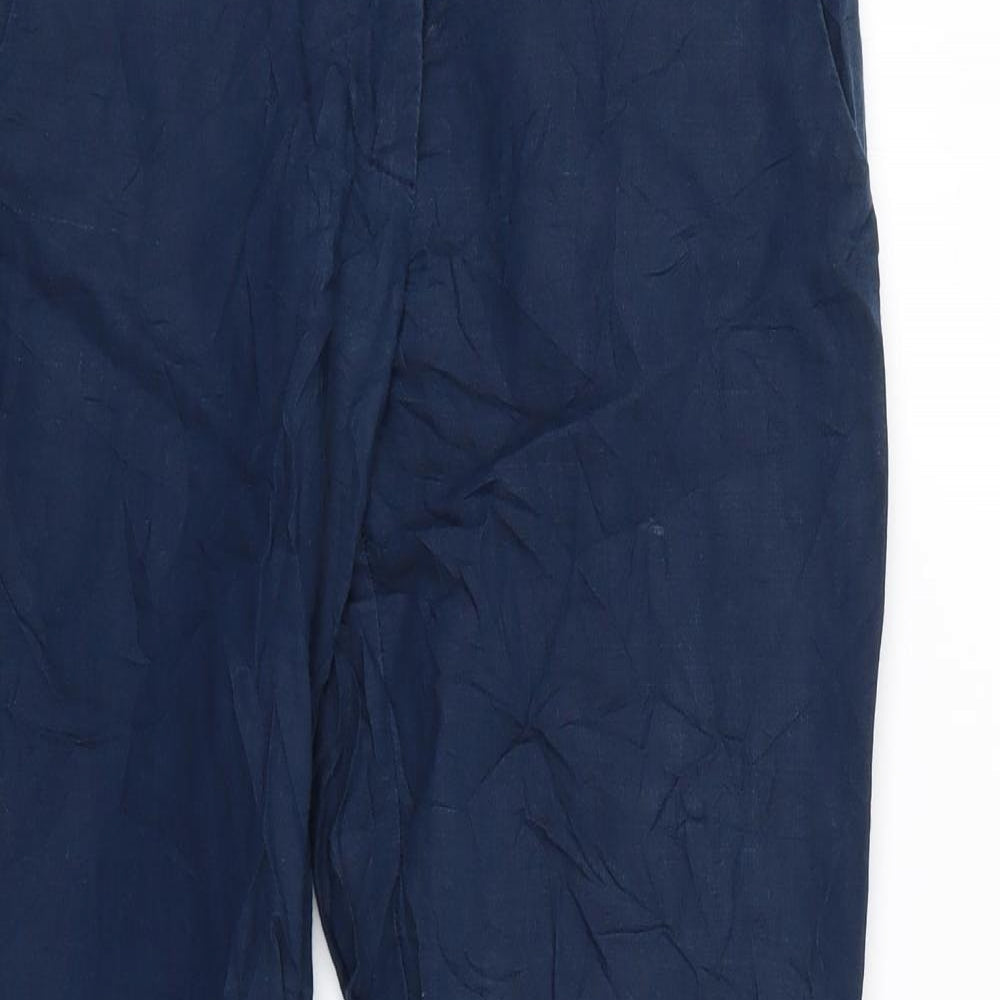 oodii Womens Blue   Trousers  Size 8 L26 in