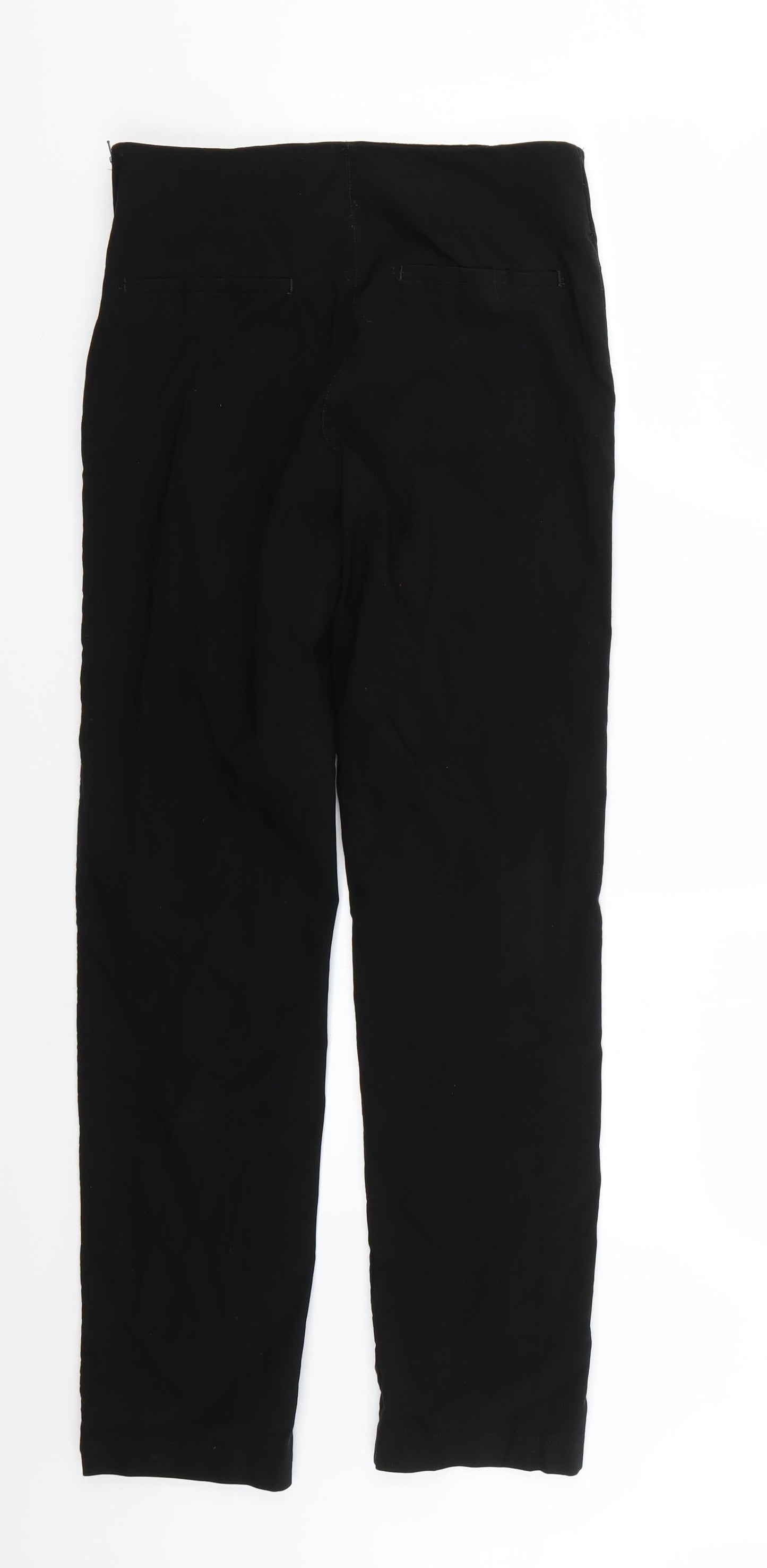 George Girls Black   Cropped Trousers Size 13 Years
