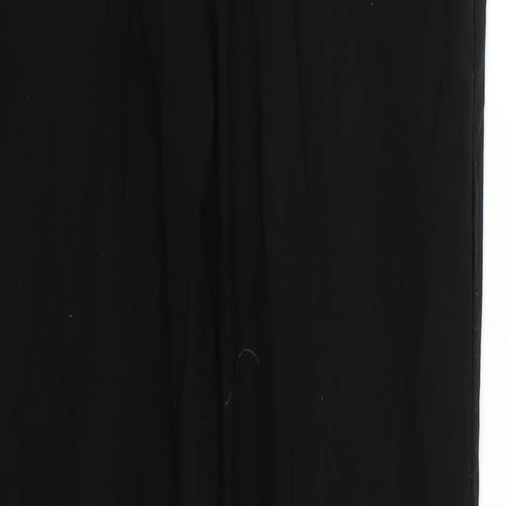 George Girls Black   Cropped Trousers Size 13 Years