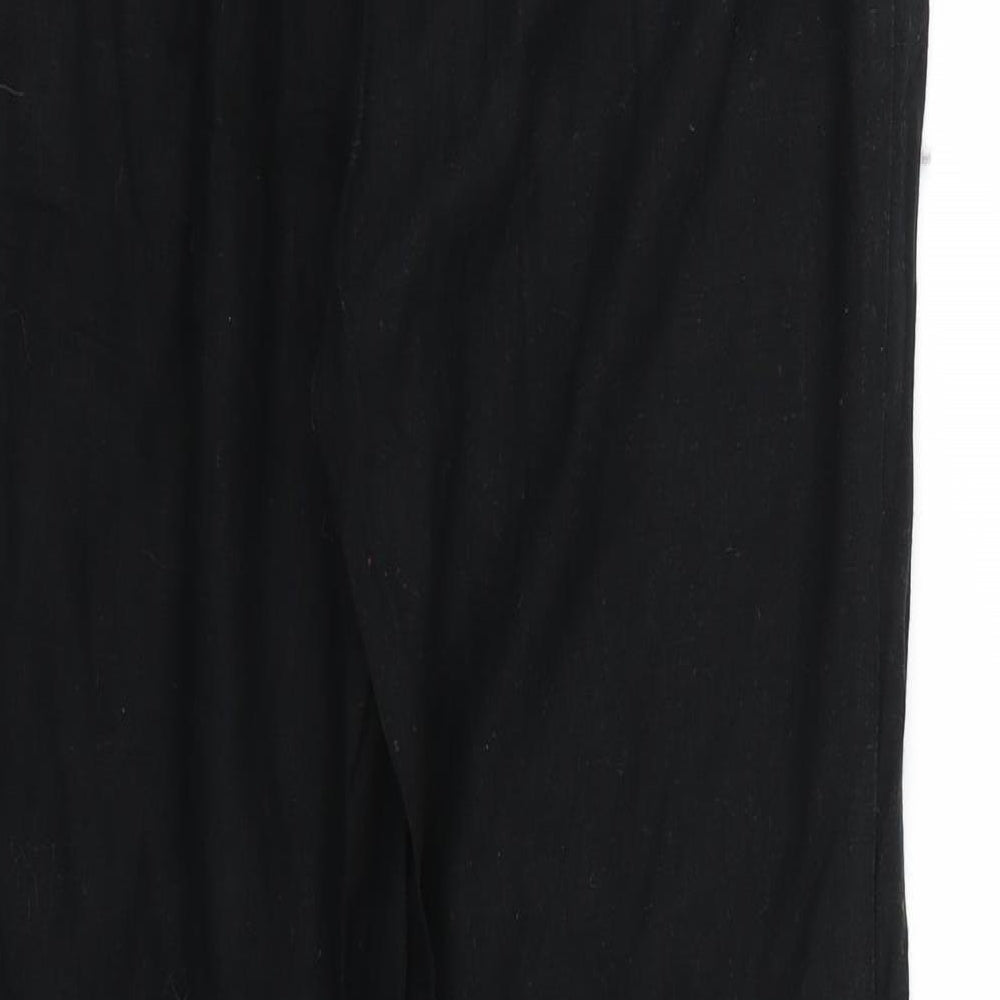 Marks and Spencer Womens Black   Trousers  Size 12 L26 in