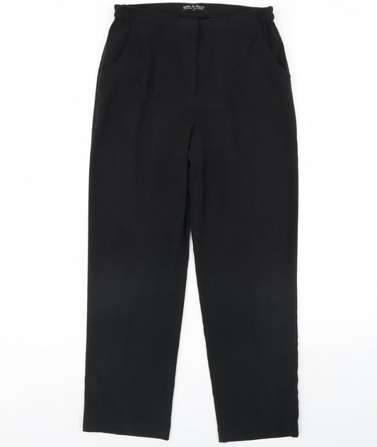 Joella Di Marco Womens Black   Trousers  Size M L30 in
