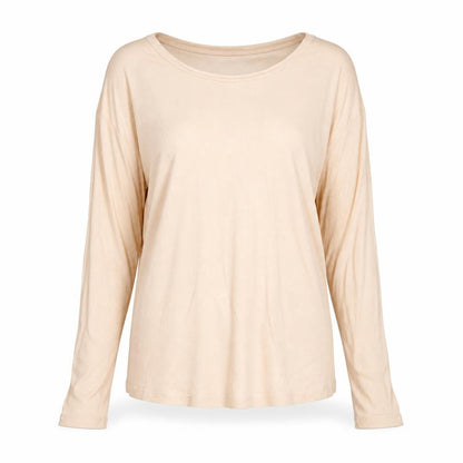 Front view of ASOS women’s pink basic blouse, size UK 8