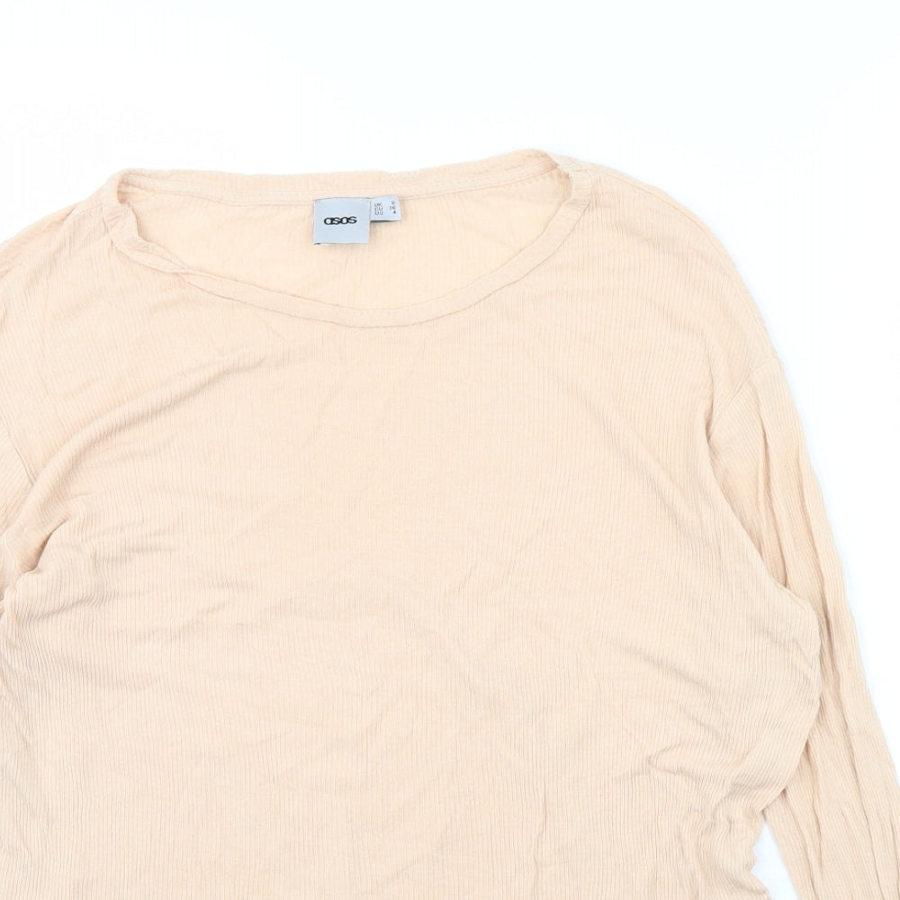 ASOS Womens Pink   Basic Blouse Size 8
