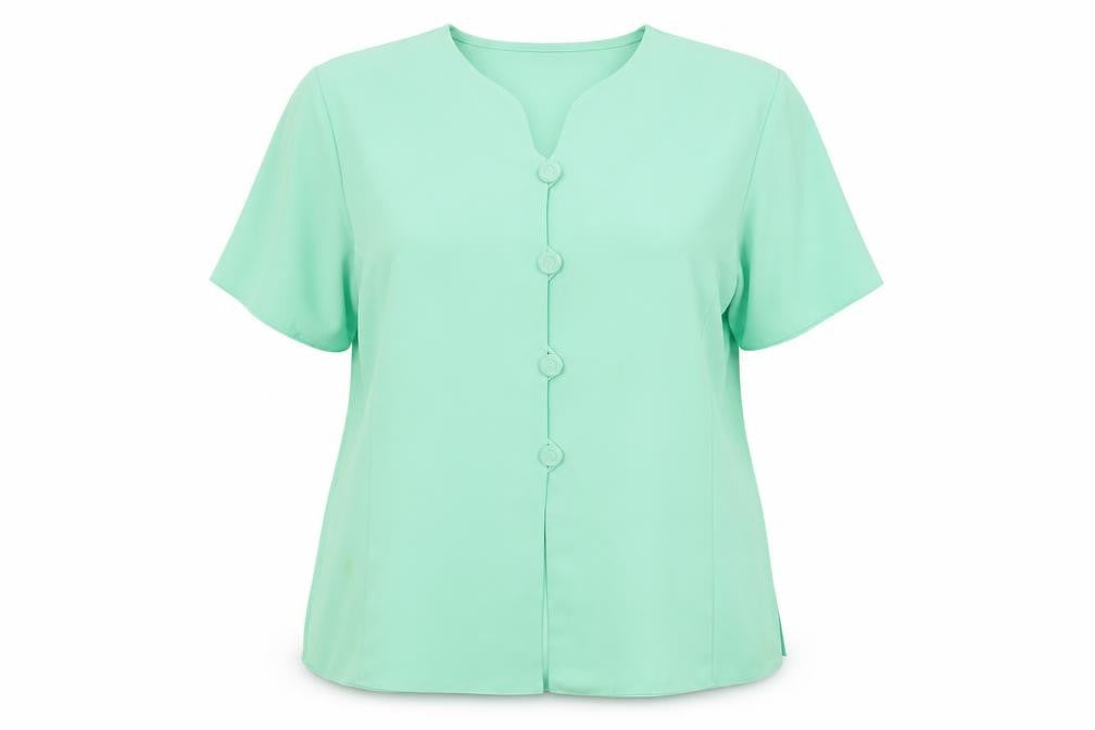 Gypsy Rose Womens Green   Basic Blouse Size 20  - Shoulder Pads