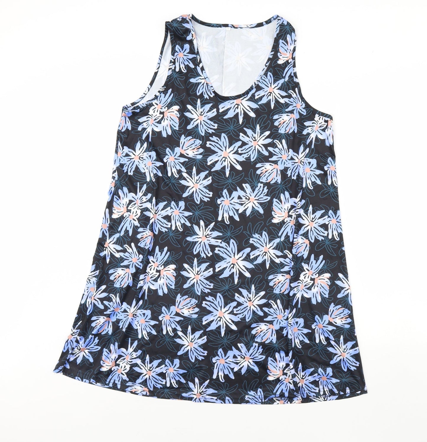 Preworn Womens Blue Floral  Mini  Size S
