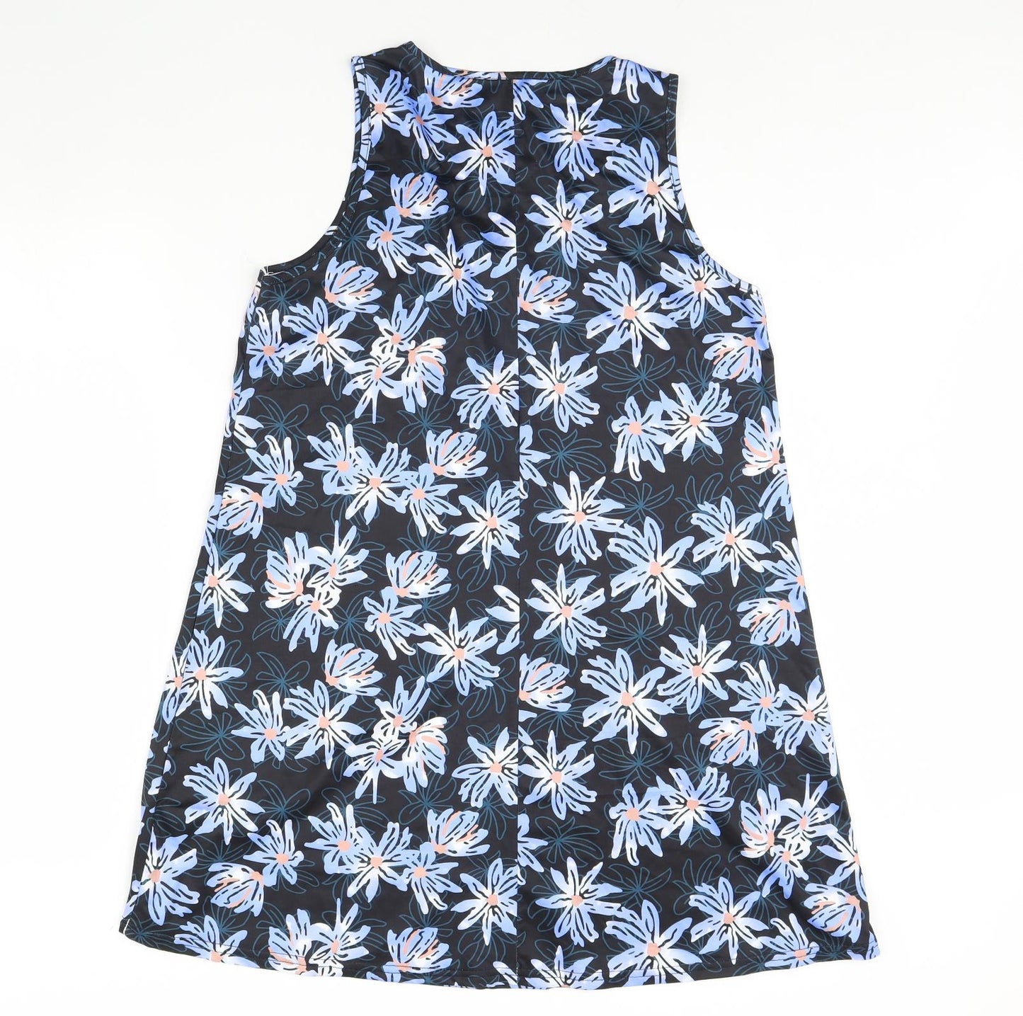 Preworn Womens Blue Floral  Mini  Size S