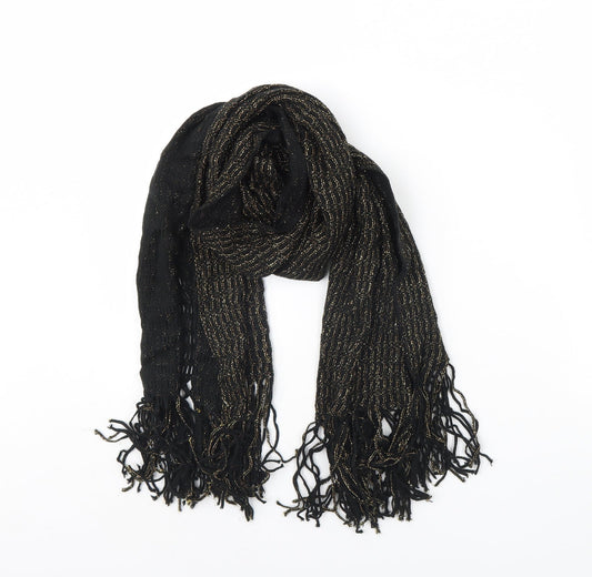 Preworn Womens Black    Scarf