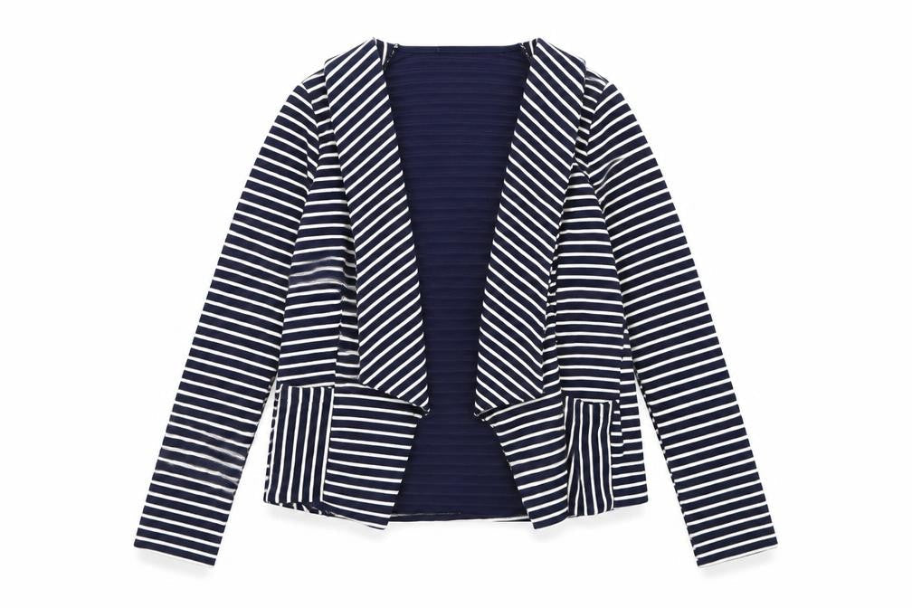 Lakeland Womens Blue Striped  Jacket  Size M