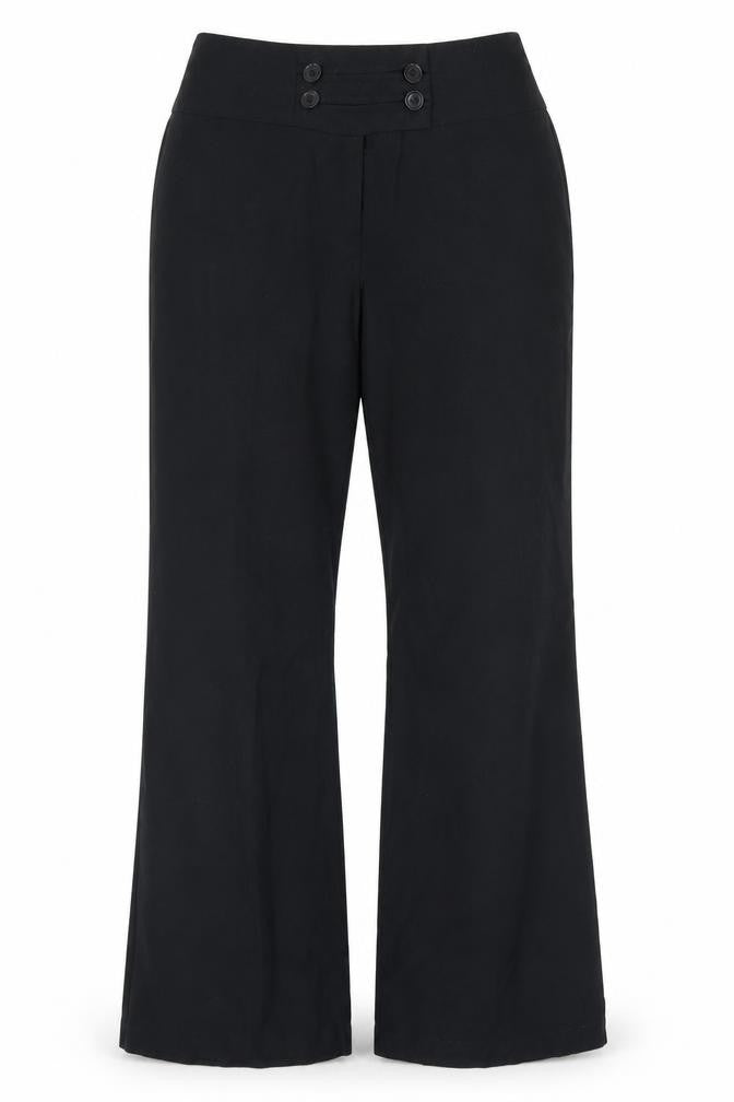 Marks & Spencer Womens Black   Trousers  Size 12 L30 in