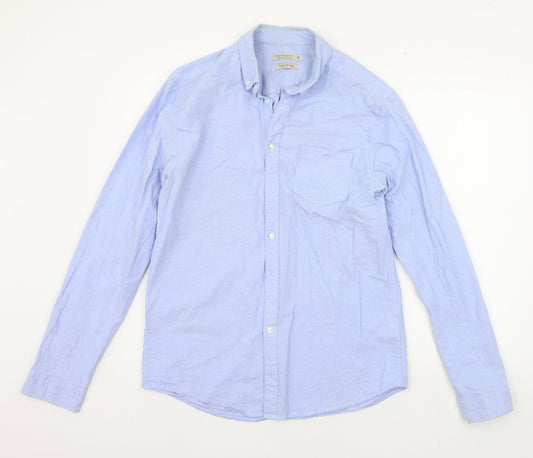 Cedar Wood State Mens Blue    Button-Up Size M