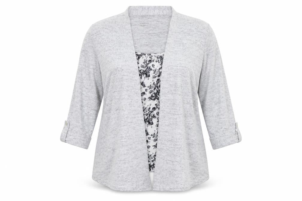 ORIGINALS Womens Grey Geometric  Pullover Jumper Size 14