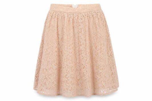 Boohoo Womens Beige   A-Line Skirt Size 14