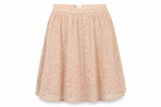 Boohoo Womens Beige   A-Line Skirt Size 14