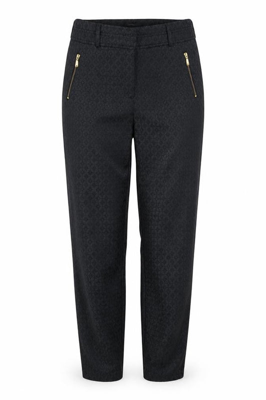 George Womens Black Geometric  Trousers  Size 8 L27 in