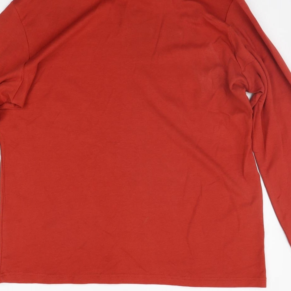 EWM Womens Red   Basic T-Shirt Size L