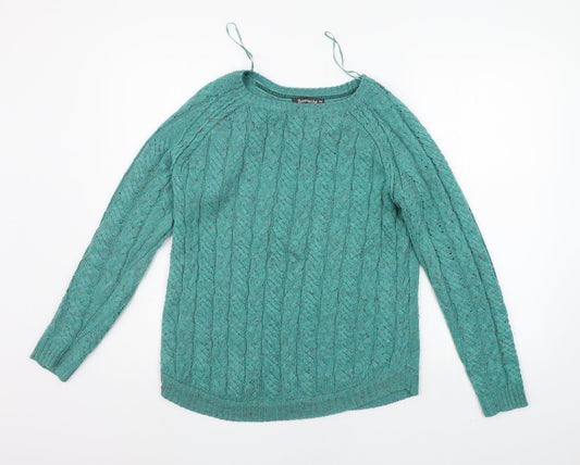 BONMARCHE Womens Green   Pullover Jumper Size XS