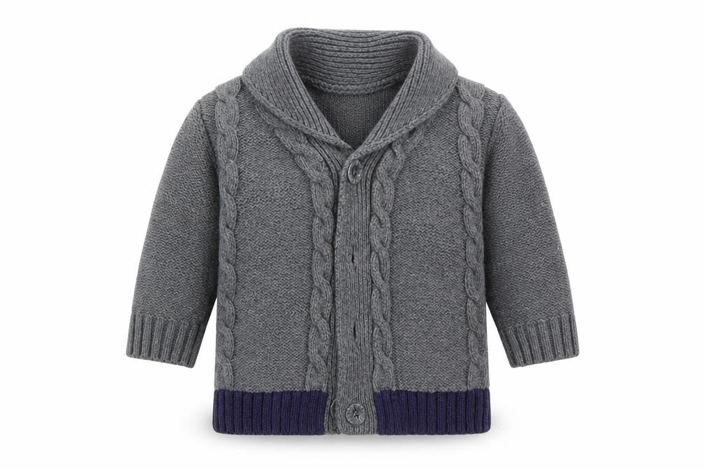 Gap Boys Grey   Cardigan Jumper Size 3-6 Months