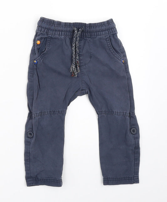 F&F Boys Blue   Capri Trousers Size 12-18 Months