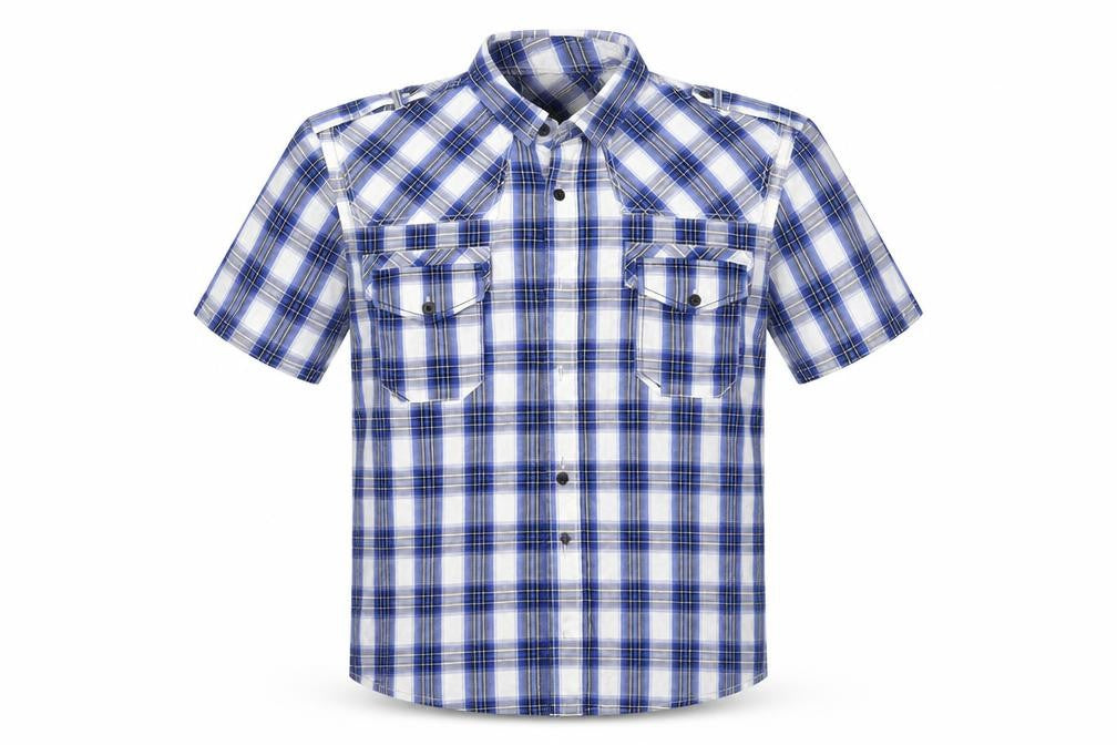 Crafted Mens Blue    Button-Up Size M