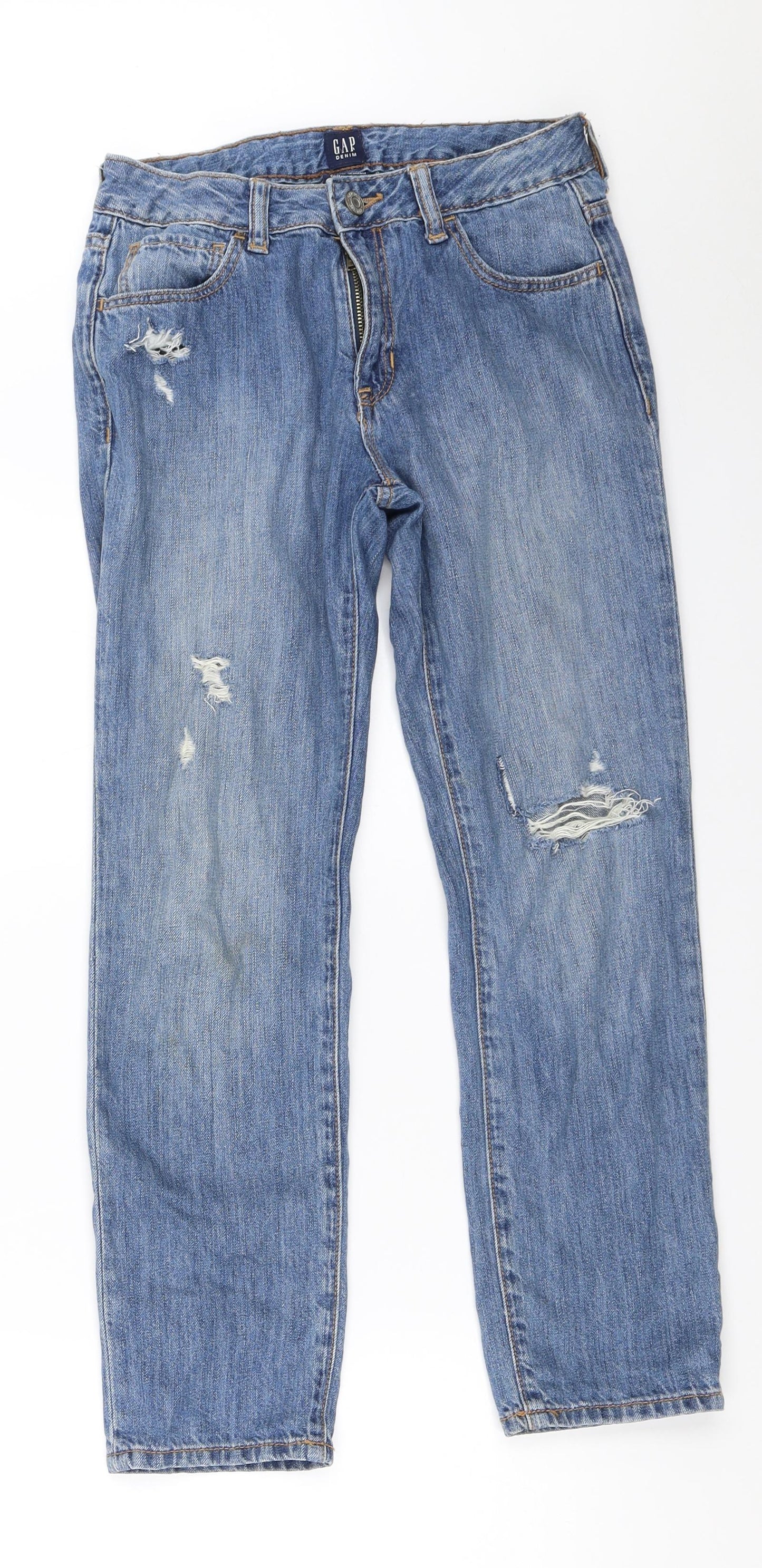 Gap Girls Blue   Straight Jeans Size 12 Years