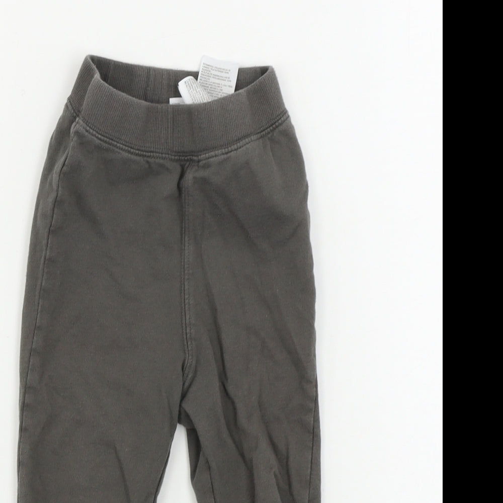 H&M  Girls Brown   Sweatpants Trousers Size 2 Years