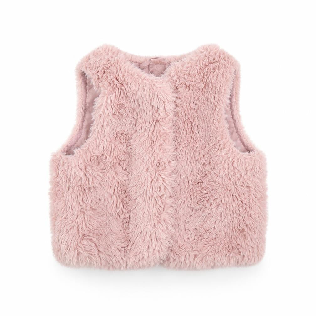 H&M  Girls Pink   Gilet Coat Size 2 Years
