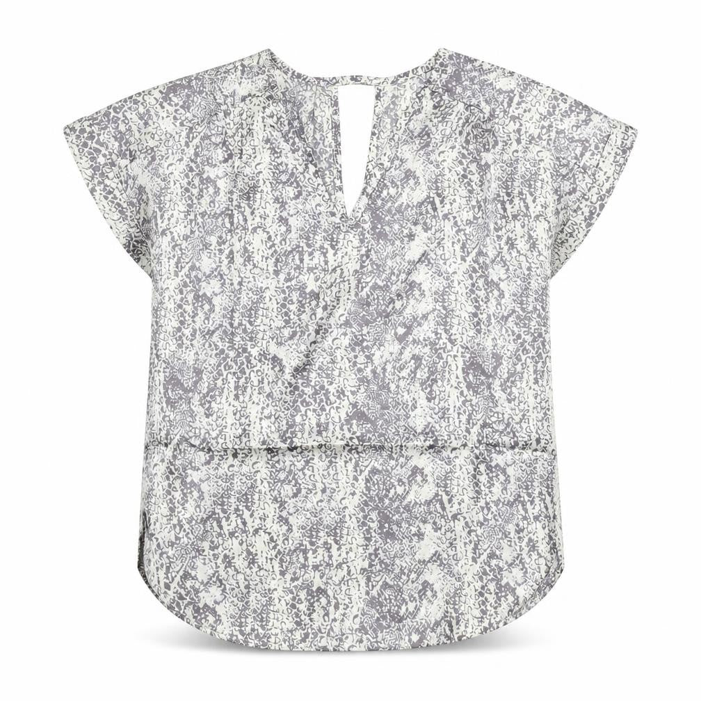 Avon Womens Beige Animal Print  Basic Blouse Size 8