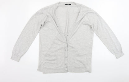 George  Womens Grey   Cardigan Jumper Size 16