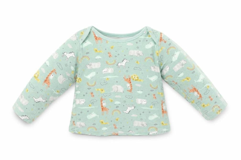 Primark  Boys Green Animal Print  Basic T-Shirt Size 9-12 Months