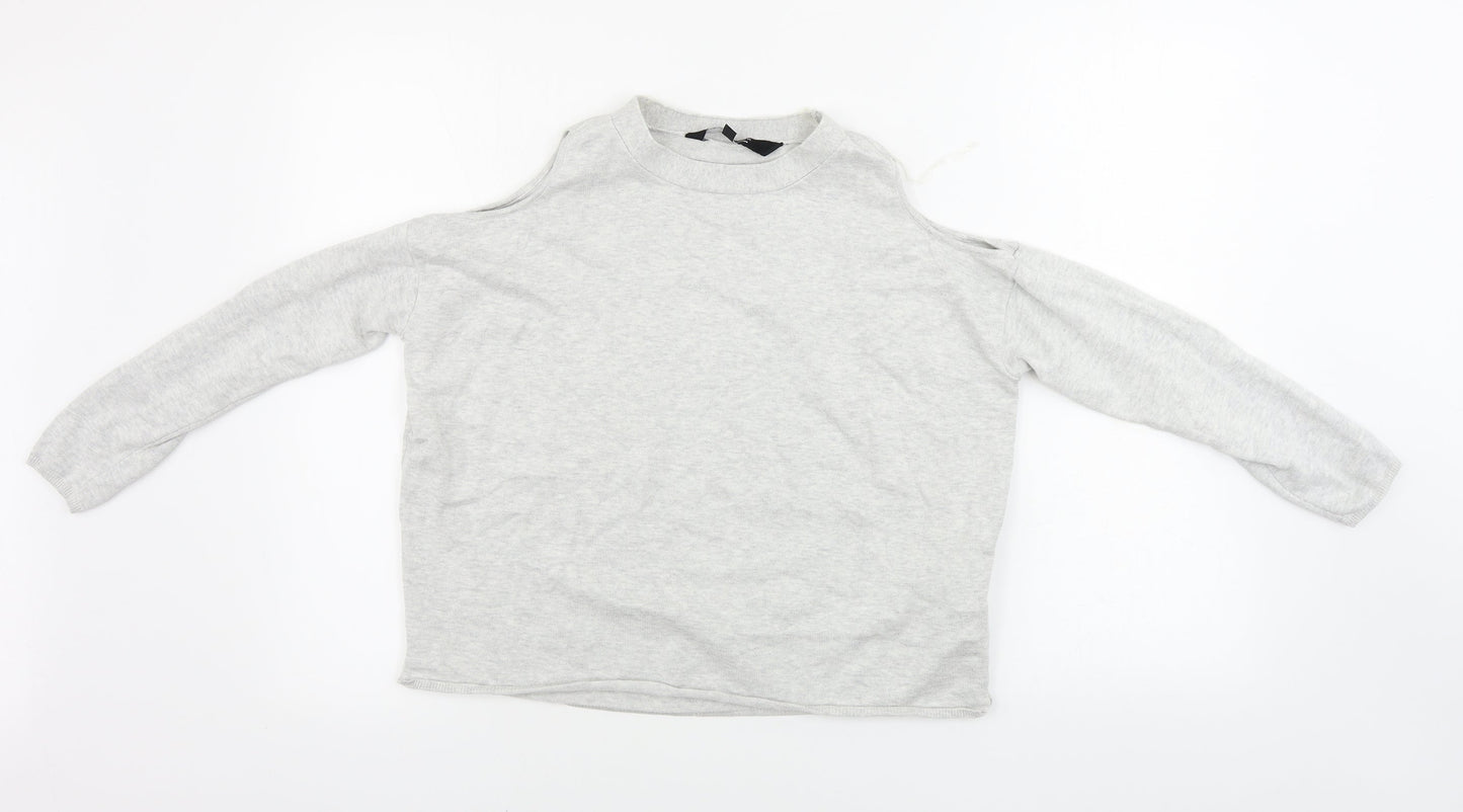 New Look Girls Grey   Pullover Jumper Size 12-13 Years