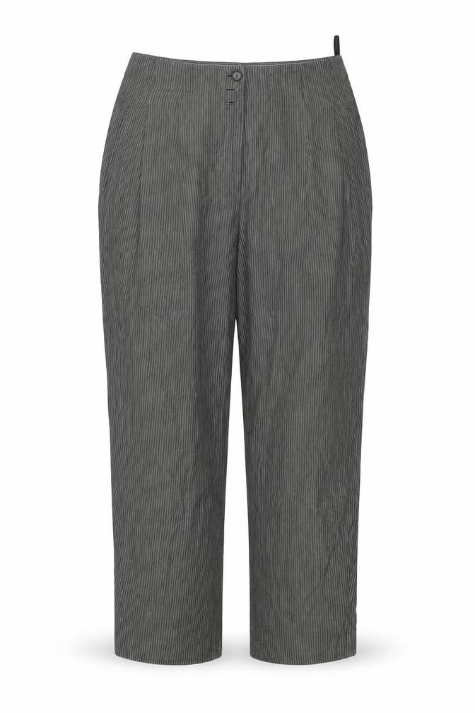 Phase Eight Womens Grey Striped  Trousers  Size 12 L23 in