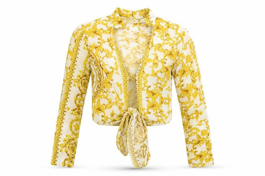 PRETTYLITTLETHING Womens White Floral  Cardigan Jumper Size 8