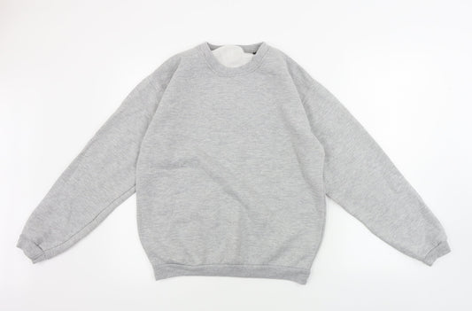 B&C collection  Mens Grey   Pullover Jumper Size M