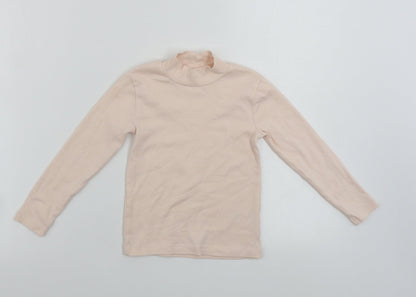 Additional front view of George girls’ pink basic t-shirt, size 4-5, years